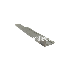 Perfil de aluminio con doble canal en U/extrusi&oacute;n de riel deslizante para aplicaciones industriales