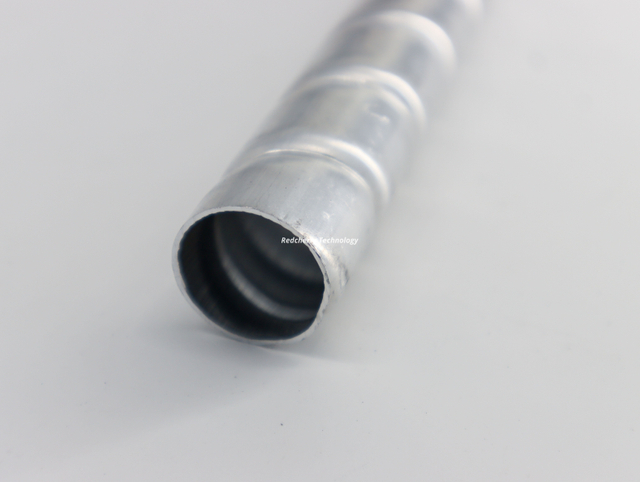 Conector de funda de aluminio corrugado 6061 para conexiones de tuber&iacute;as mec&aacute;nicas