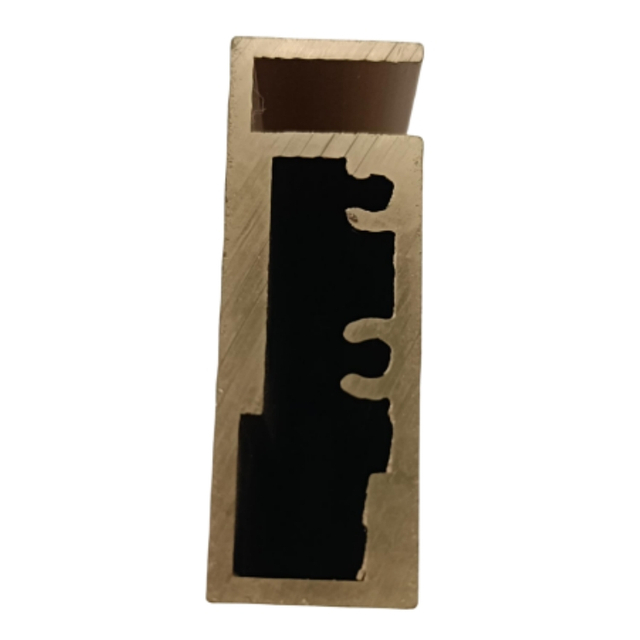 Goldenes, langes Schrank-Aluminiumprofil