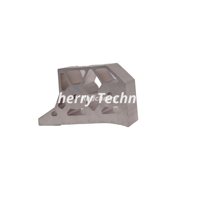 Composant usin&eacute; CNC en aluminium personnalis&eacute; - Mat&eacute;riau enti&egrave;rement en aluminium avec options de traitement de surface par anodisation/sablage
