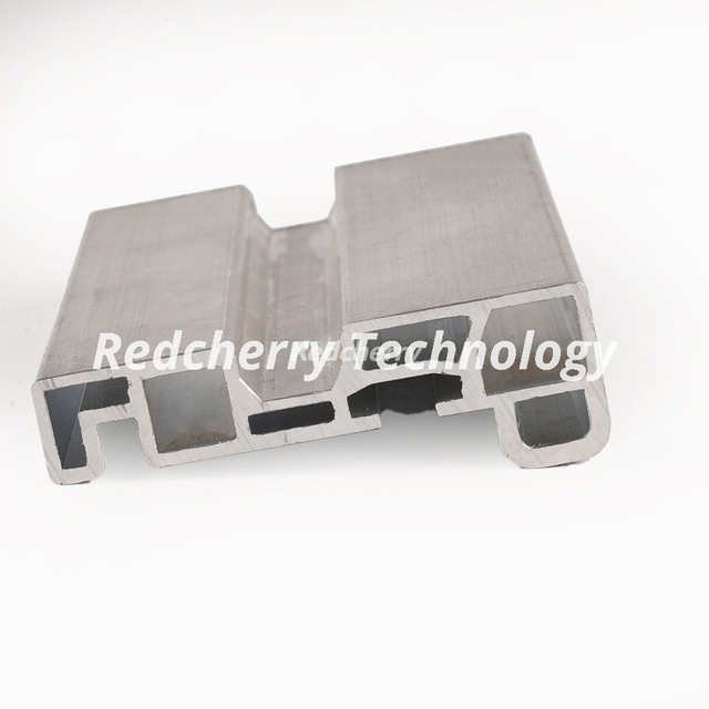 Perfil de aluminio industrial ranurado de m&uacute;ltiples c&aacute;maras para aplicaciones estructurales y de maquinaria personalizadas