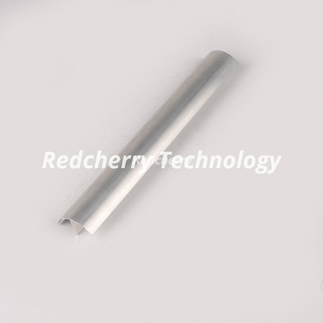 Perfil de riel en U semicircular de aluminio extruido